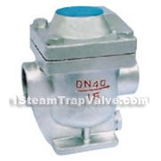 Freely semi-ball-float-type steam trap valve