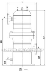 TSS43H natural gas trap valve constructral diagram